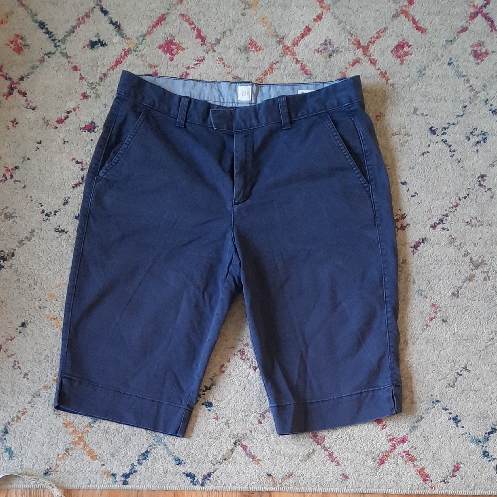 Gap Navy Bermuda Shorts 6 Tall